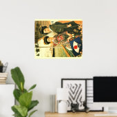 poster de voyage japonais vintage (Bureau à domicile)