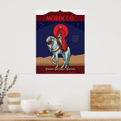 Poster de voyage Maroc (Cuisine)