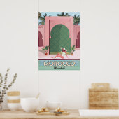 poster de voyage Maroc marrakech (Cuisine)
