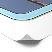 poster de voyage Miami Florida Vintage (Coin)