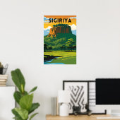 Poster de voyage minimal Sigiriya (Bureau à domicile)