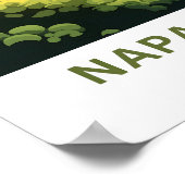 Poster de voyage Napa Valley California (Coin)