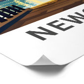 Poster de voyage Newcastle England (Coin)