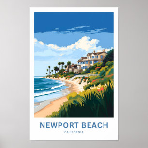 Poster de voyage Newport Beach California