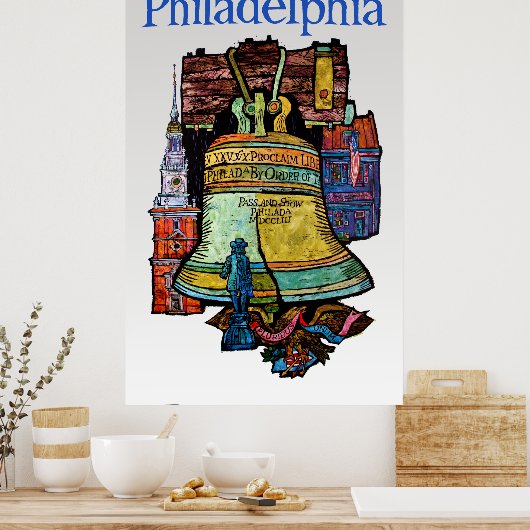 Poster de voyage Philadelphie (Cuisine)