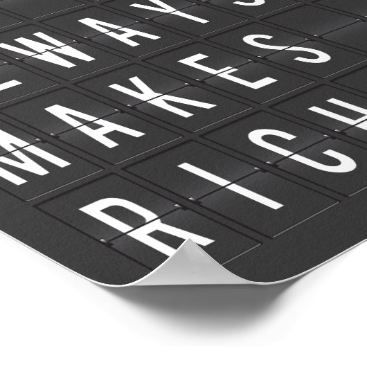 Poster de voyage pour panneau numérique de l'aérop (Coin)