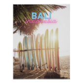 Poster de voyage Retro Bali (Devant)