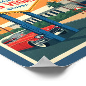 Poster de voyage Retro Las Vegas Nevada (Coin)