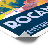 Poster de voyage Rocamadour France vintage (Coin)