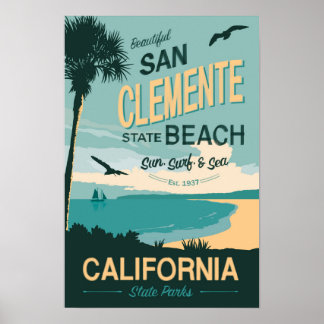 Poster de voyage San Clemente State Beach