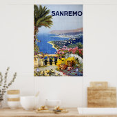 Poster de voyage Sanremo Italie (Cuisine)