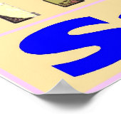 Poster de voyage Santorini Greese (Coin)