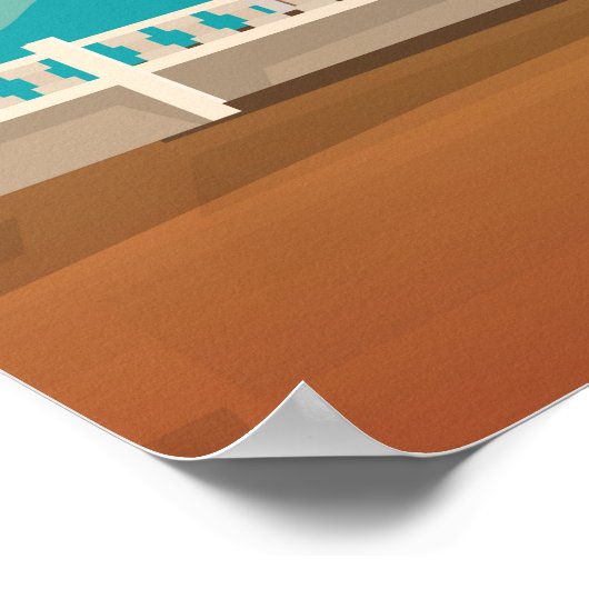 Poster de voyage Séoul Corée (Coin)