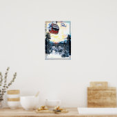 Poster de voyage Ski Big Sky Montana (Cuisine)