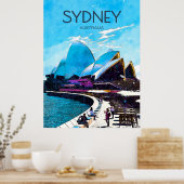 Poster de voyage Sydney (Cuisine)