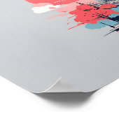 Poster de voyage Tour Eiffel Paris (Coin)