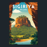 Poster de voyage traditionnel Sigiriya<br><div class="desc">Poster de voyage traditionnel Sigiriya</div>