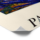 Poster de voyage transpacifique vintage (Coin)