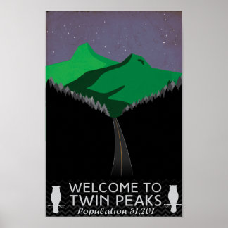 Poster de voyage Twin Peaks