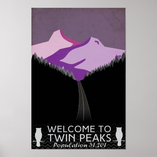 Poster de voyage Twin Peaks (Devant)