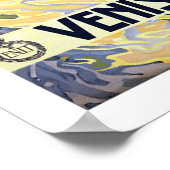 Poster de voyage Venice vintage Italie (Coin)