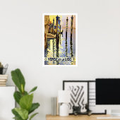 Poster de voyage Venice vintage Italie (Bureau à domicile)