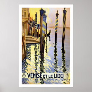Poster de voyage Venice vintage Italie