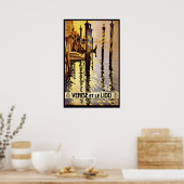 poster de voyage "Venise et le Lido" Italie (Cuisine)