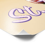 poster de voyage vin de st. tropez France (Coin)