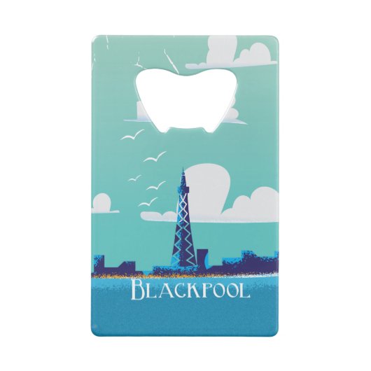 poster de voyage vintage Blackpool, Angleterre (Dos)