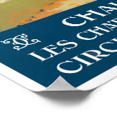 Poster de voyage vintage Chaumont France (Coin)