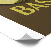 Poster de voyage vintage Côte Basque France (Coin)