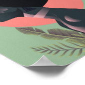 poster de voyage vintage d'Afrique du Sénégal (Coin)