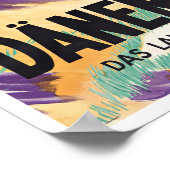 Poster de voyage vintage Danemark (Coin)