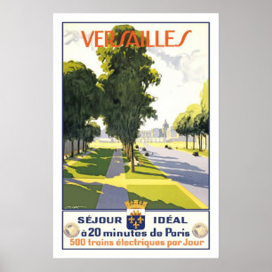 Poster de voyage Vintage de Versailles