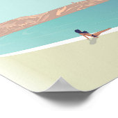 poster de voyage vintage en Grèce (Coin)