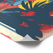 poster de voyage vintage Florida Paradise (Coin)