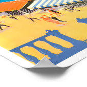 Poster de voyage vintage Grèce (Coin)