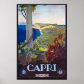 Poster de voyage Vintage italien Capri (Devant)