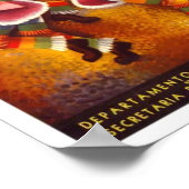 Poster de voyage vintage Oaxaca, Mexique (Coin)