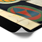 Poster de voyage vintage Osaka Japon (Coin)