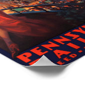 POSTER DE VOYAGE vintage PENNSYLVANIA (Coin)