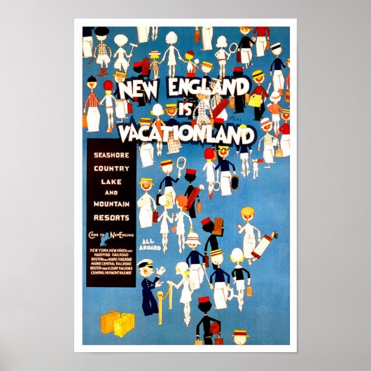 Poster de voyage Vintage Retro "Come To England" (Devant)