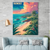 Poster de voyage vintage Retro - HAWAII