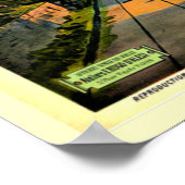 poster de voyage vintage Suisse (Coin)