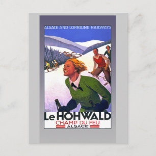 Poster de voyage vintage sur cartes, cartes postal