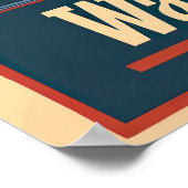 Poster de voyage vintage Washington D.C. (Coin)