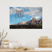 Poster de voyage Zion Shadows (Cuisine)