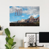 Poster de voyage Zion Shadows (Bureau à domicile)