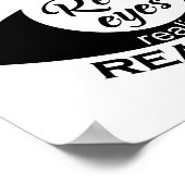 Poster De vrais yeux réalisent de vrais mensonges (Coin)